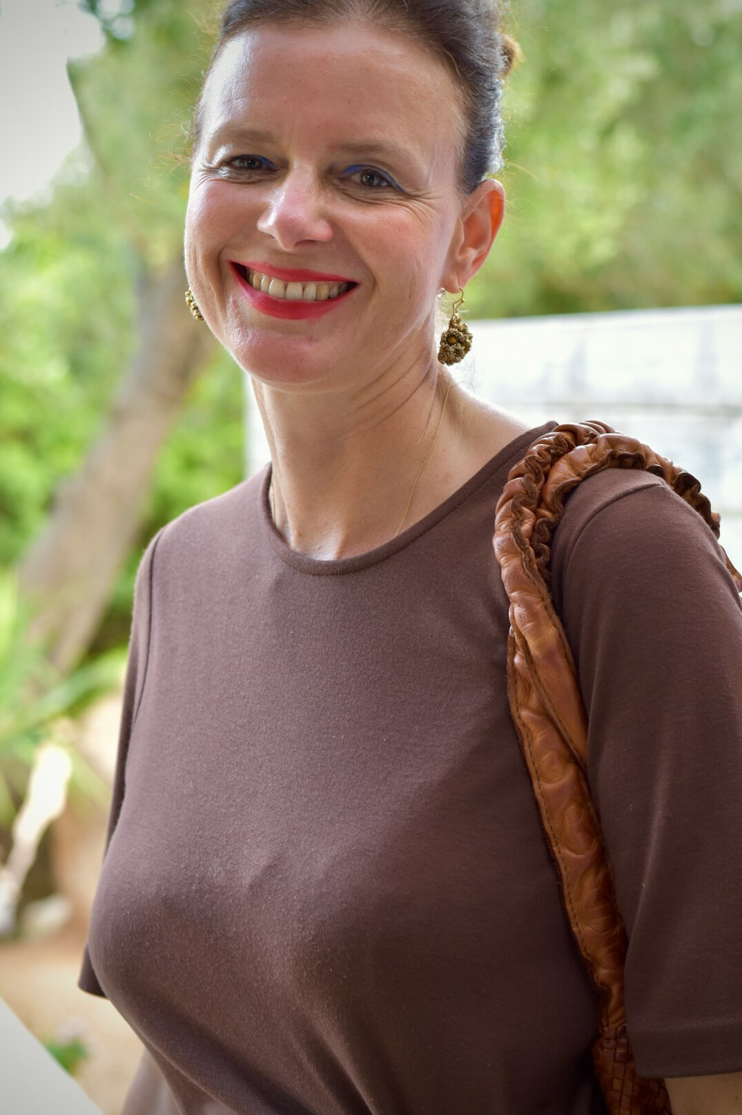 confident woman smiling