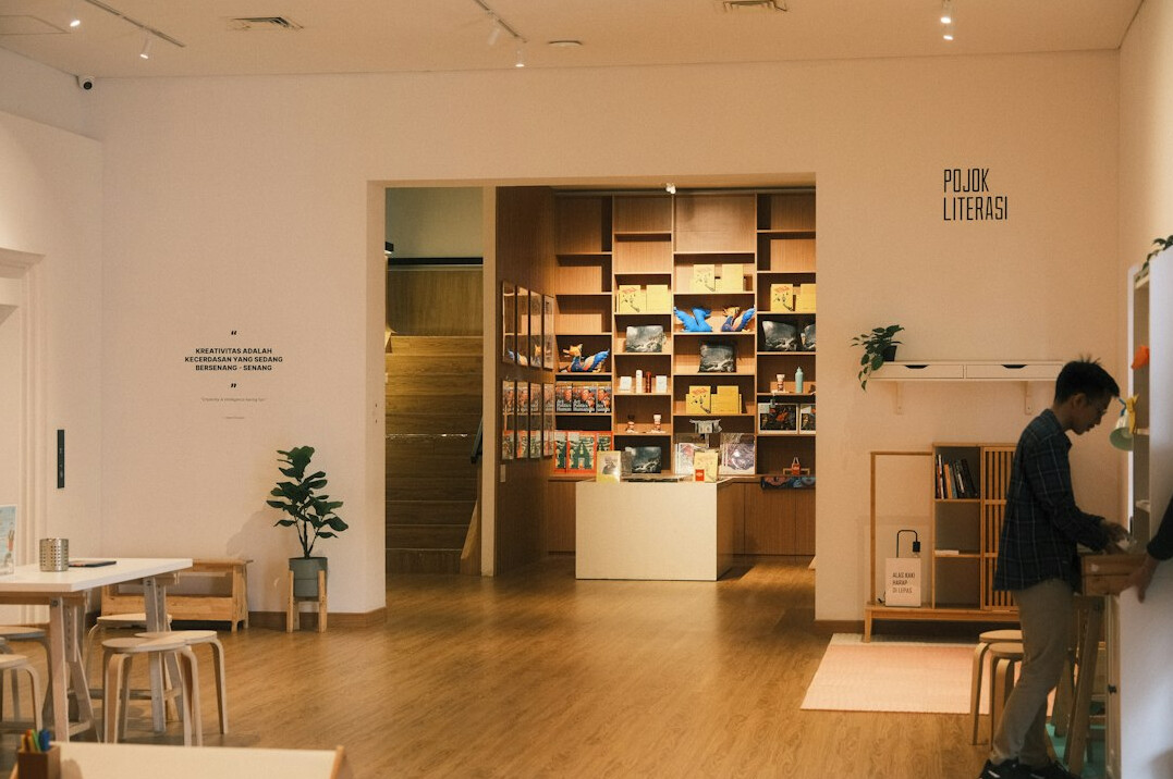 person journaling in quiet room